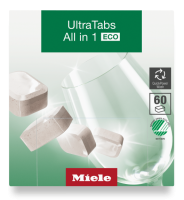 Таблетки для мытья посуды в ПММ Ultra Tabs All in 1 ECO GS CL 0602 T E 60 шт. Miele купить в Набережныечелнах | Всегда в наличии! | Артикул 12279150 | Официальный сайт