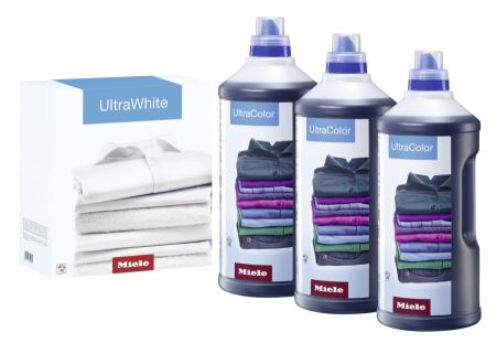 Набор моющих средств для ухода за бельём 3×UltraColor + 1×UltraWhite Miele купить в Набережныечелнах | Всегда в наличии! | Артикул 11518190 | Официальный сайт