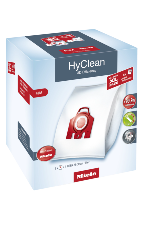 Комплект мешков пылесборников Allergy XL Pack 2 HyClean FJM + фильтр HA 50 Miele купить в Набережныечелнах | Всегда в наличии! | Артикул 10632910 | Официальный сайт