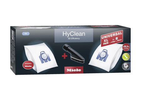 Комплект мешков-пылесборников Universal XL pack HyClean 3D GN Miele купить в Набережныечелнах | Всегда в наличии! | Артикул 11476550 | Официальный сайт