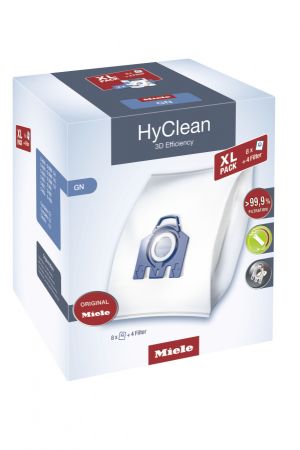 Комплект мешков пылесборников XL GN HyClean 3D Miele купить в Набережныечелнах | Всегда в наличии! | Артикул 10455000 | Официальный сайт